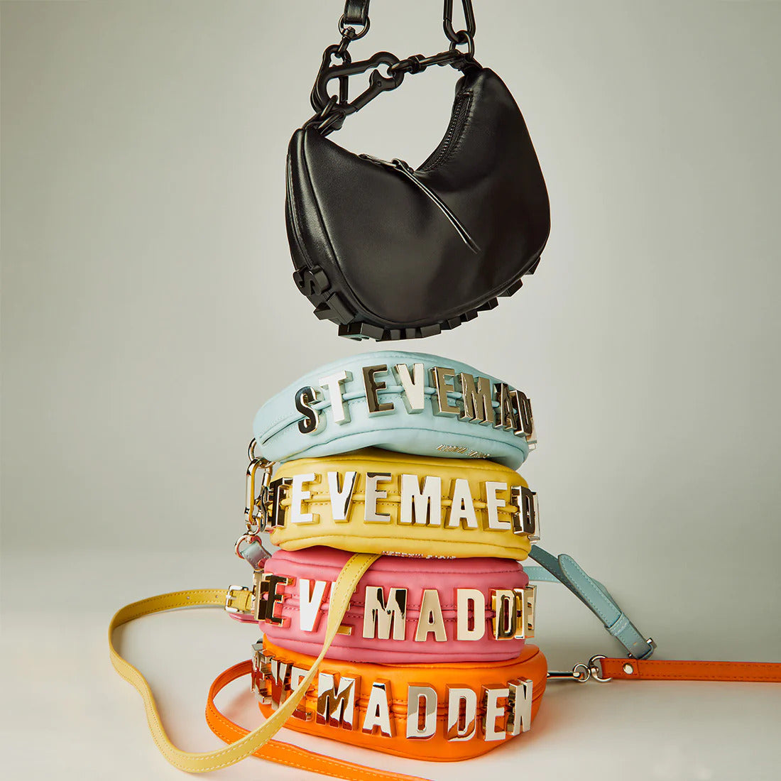 BRisky-R Black / Black - Borsa Nera SMABRISKY-R-BBL . STEVE MADDEN 