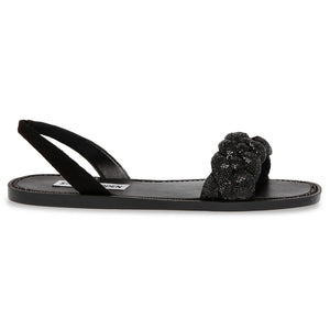 Noles Black Crystal Metallic Fabric w/Matchin - Sandali Donna Neri SMSNOLES-BLK . STEVE MADDEN 