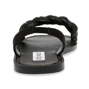 Noles Black Crystal Metallic Fabric w/Matchin - Sandali Donna Neri SMSNOLES-BLK . STEVE MADDEN 