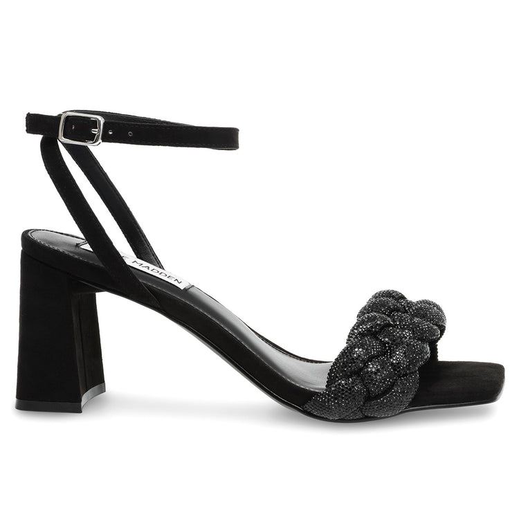 Lidia Black / Crystal - Sandali Donna Neri SMSLIDIA-BLK . STEVE MADDEN 