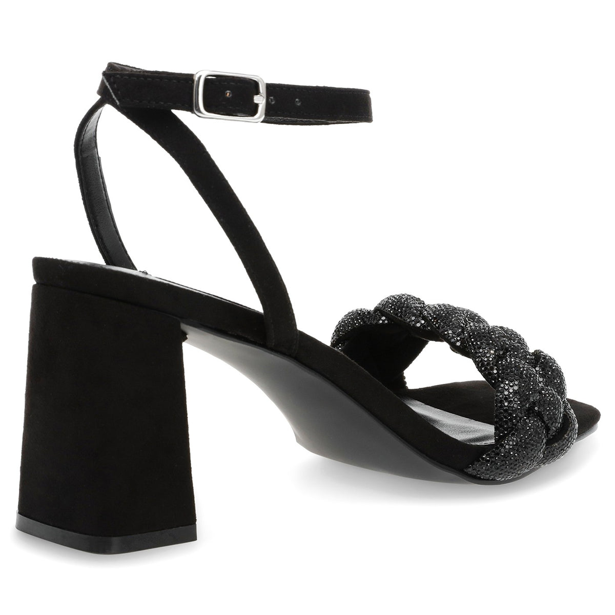 Lidia Black / Crystal - Sandali Donna Neri SMSLIDIA-BLK . STEVE MADDEN 