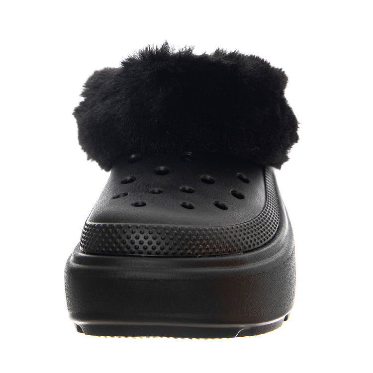 Stomp Lined Clog BLK - Sandali Donna Neri CR.208546-BLK . CROCS 