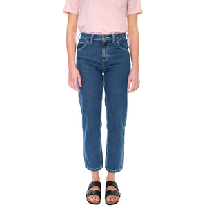 Womens Ellendale Denim Jeans - Classic Blue - Denim Jeans Donna Blu DK0A4XEKCLB1 . DICKIES 