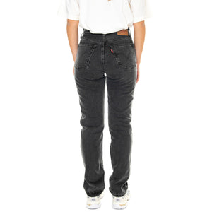 501 Jeans For Women Take A Hint Black - Pantaloni Denim Jeans Donna Grigi 12501-0452 . LEVIS 