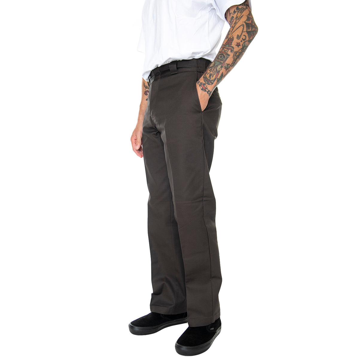 874 Work Pant Rec Dark Brown - Pantaloni Uomo Marroni DK0A4XK6DBX1 . DICKIES 