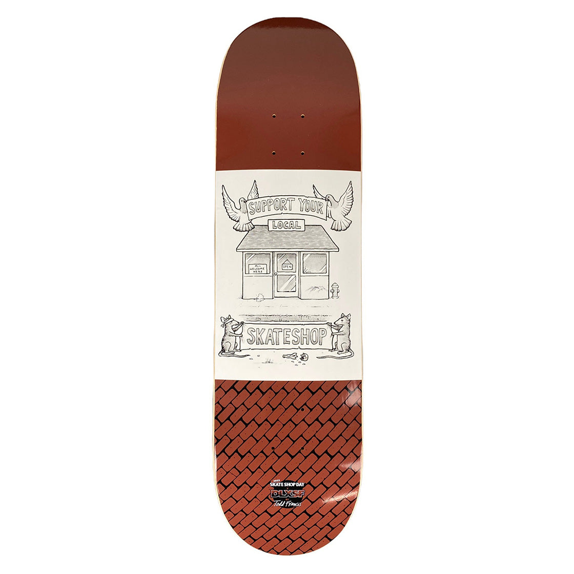 DLX x Skate Shop - Tavola da Skateboard Marrone / Multicolore - 8. DLSKB1005B-825 . DLX 