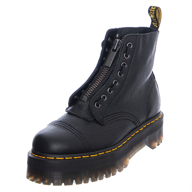 Sinclair Platform Aunt Sally Black - Stivali Stringati Donna Neri DMSSINCBKAS22564001 . DR.MARTENS 