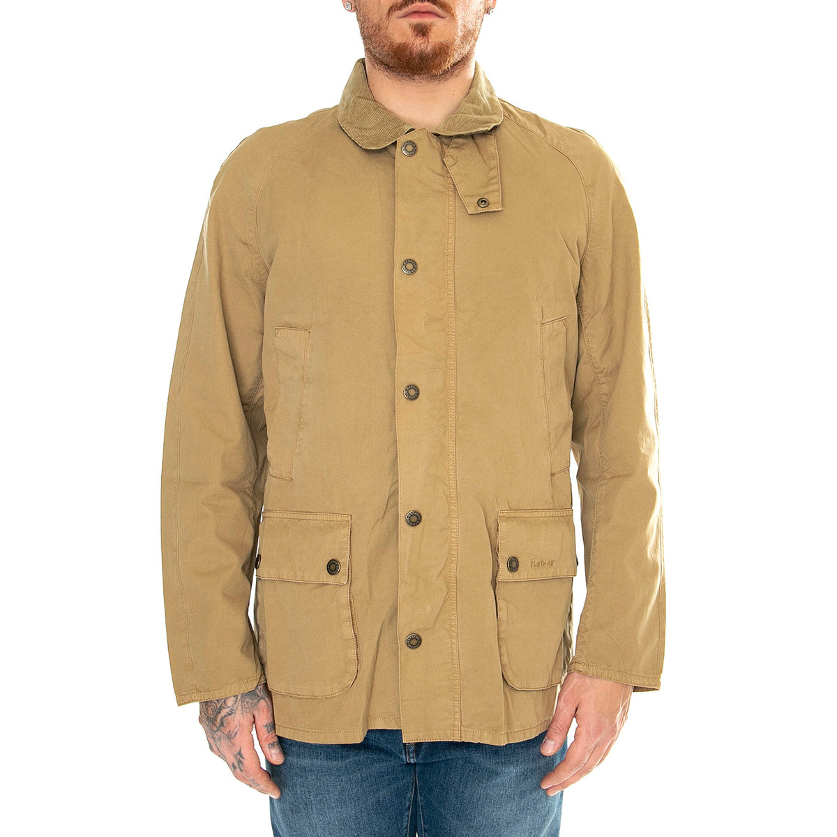 Ashby Casual Stone - Giacca Uomo Marrone MCA0792-BE31-SS23 . BARBOUR 