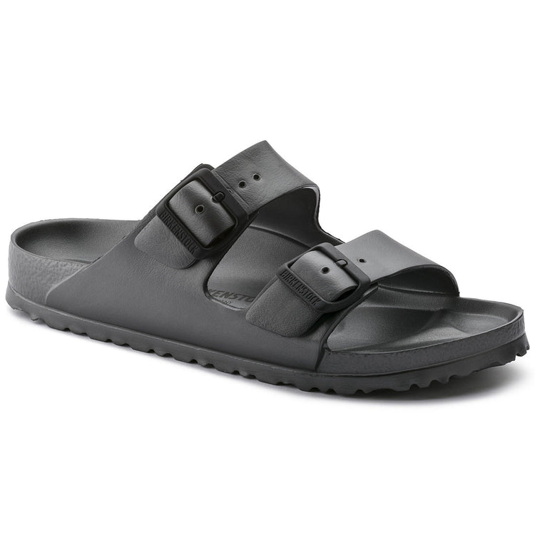Womens Arizona Eva Sandals  - Metallic Anthracite - Sandali Donna Grigi - Calzata Stretta 1001498 . BIRKENSTOCK 