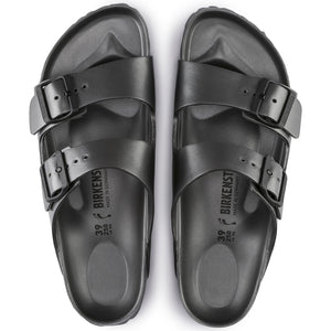 Womens Arizona Eva Sandals  - Metallic Anthracite - Sandali Donna Grigi - Calzata Stretta 1001498 . BIRKENSTOCK 