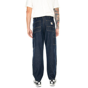 Double Knee Pant Blue / Rinsed - Pantaloni Denim Jeans Uomo Blu I032699.0102 . CARHARTT WIP 