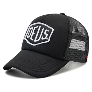Baylands Trucker Black-White - Cappellino con Visiera Nero DMS07875 . DEUS EX MACHINA 