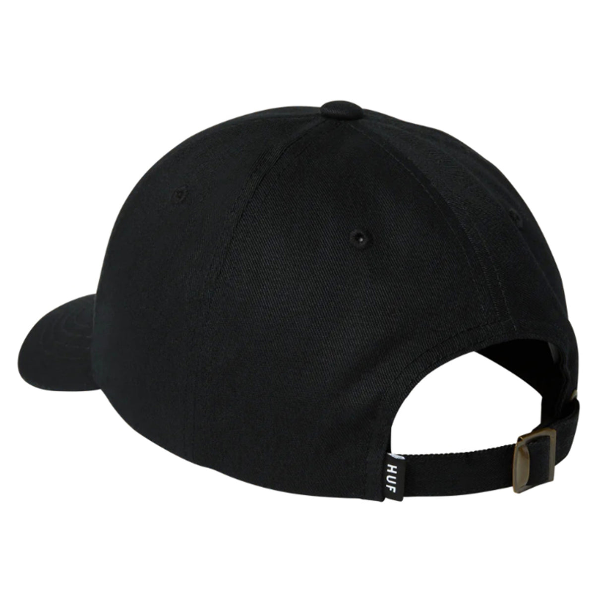 Huf Set OG CV 6 Panel Hat Black - Cappellino con Visiera Nero HT00716-BLACK . HUF 