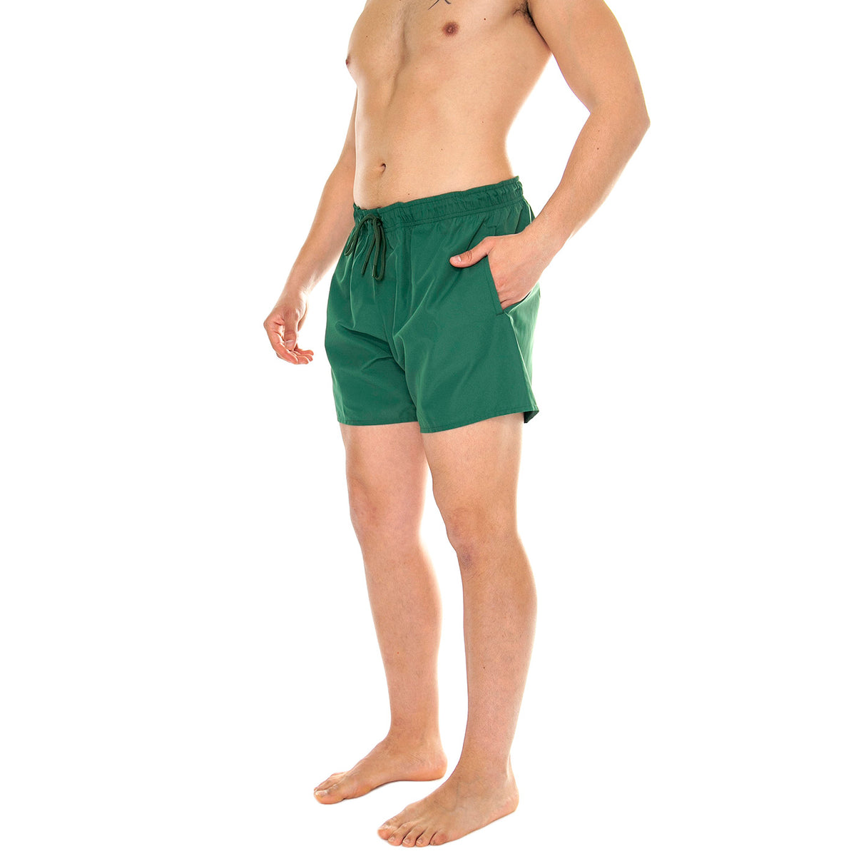 Short Bagno S30 Green - Costume da Bagno Uomo Verde MH6270-S30 . LACOSTE 