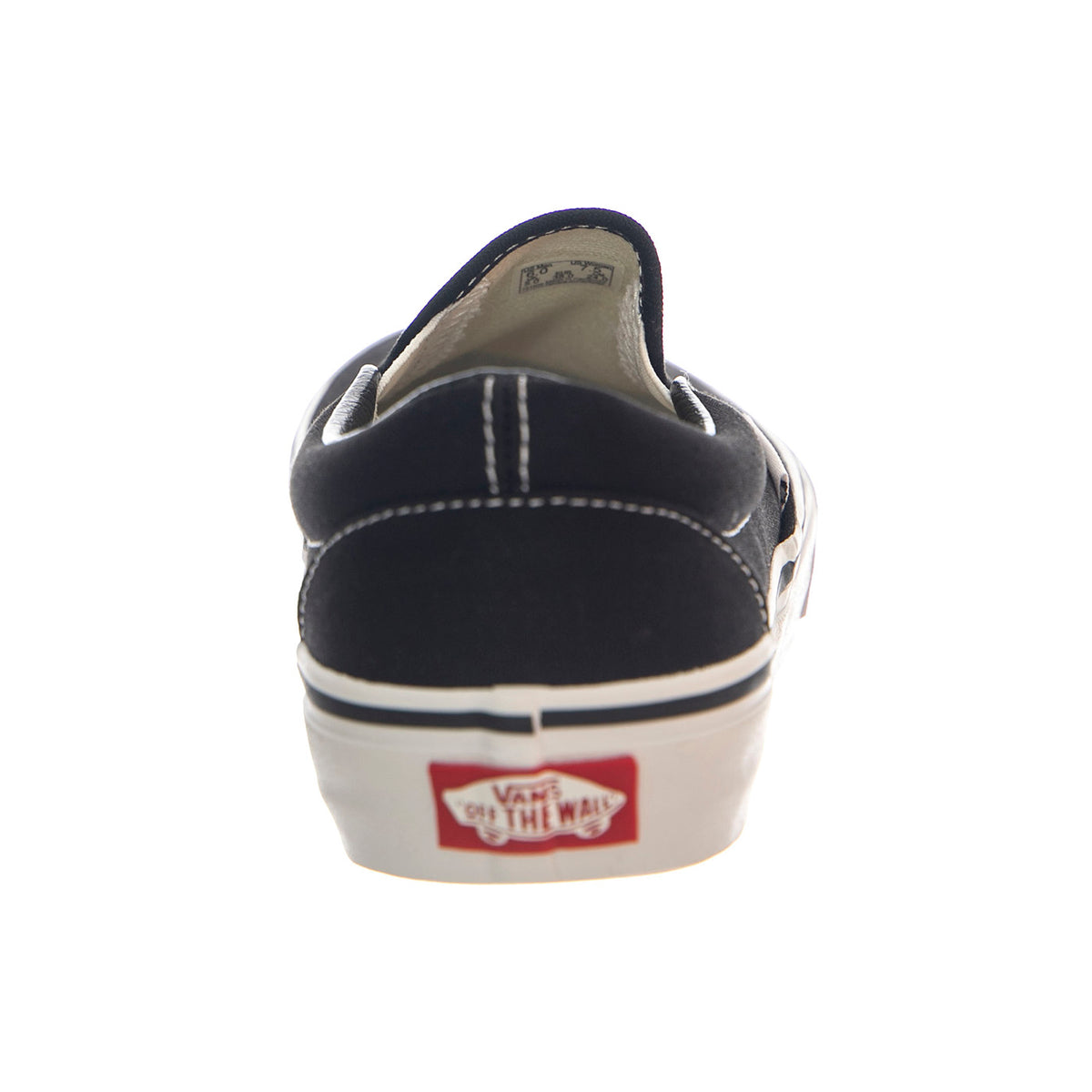 CLASSIC SLIP-ON BLACK / WHITE - Scarpe Slip-On Basse Uomo / Donna Nere 1669 . VANS 