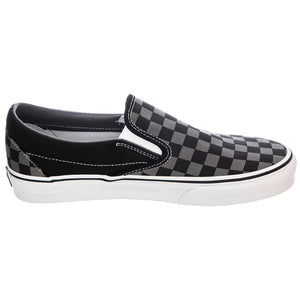 UA Classic Slip-On Shoes - Black / Pewter Checkerboard - Scarpe Slip-On Profilo Basso Uomo Multicolore VN000EYEBPJ1 . VANS 