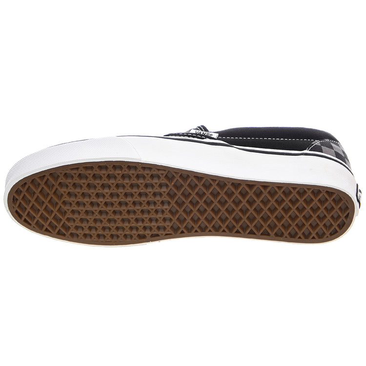 UA Classic Slip-On Shoes - Black / Pewter Checkerboard - Scarpe Slip-On Profilo Basso Uomo Multicolore VN000EYEBPJ1 . VANS 