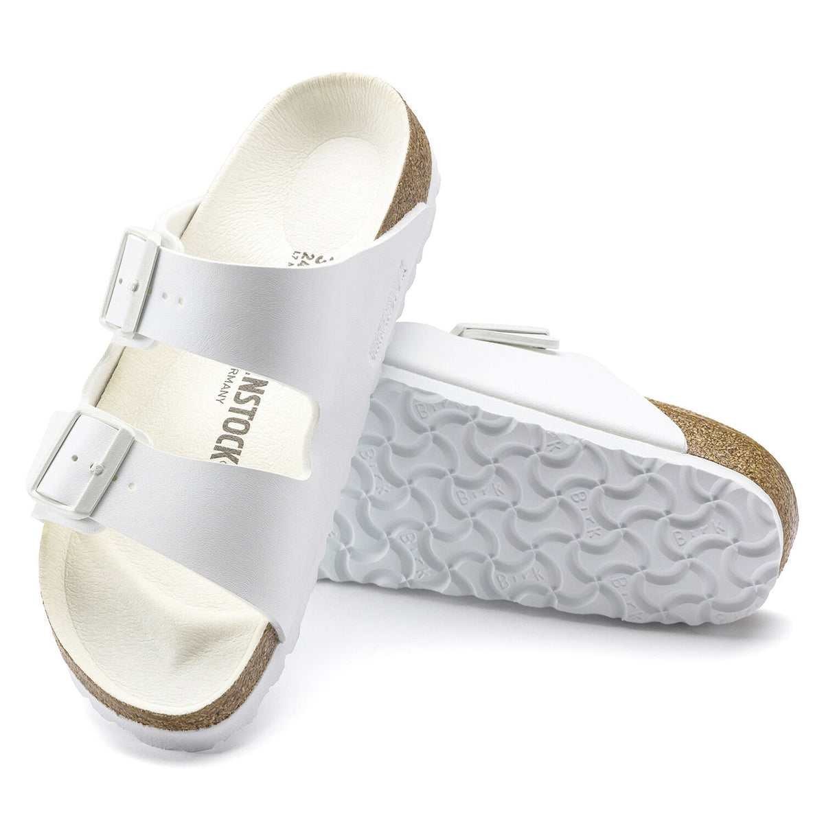 Arizona Triples White - Sandali Birko-Flor® Donna 1019046 . BIRKENSTOCK 