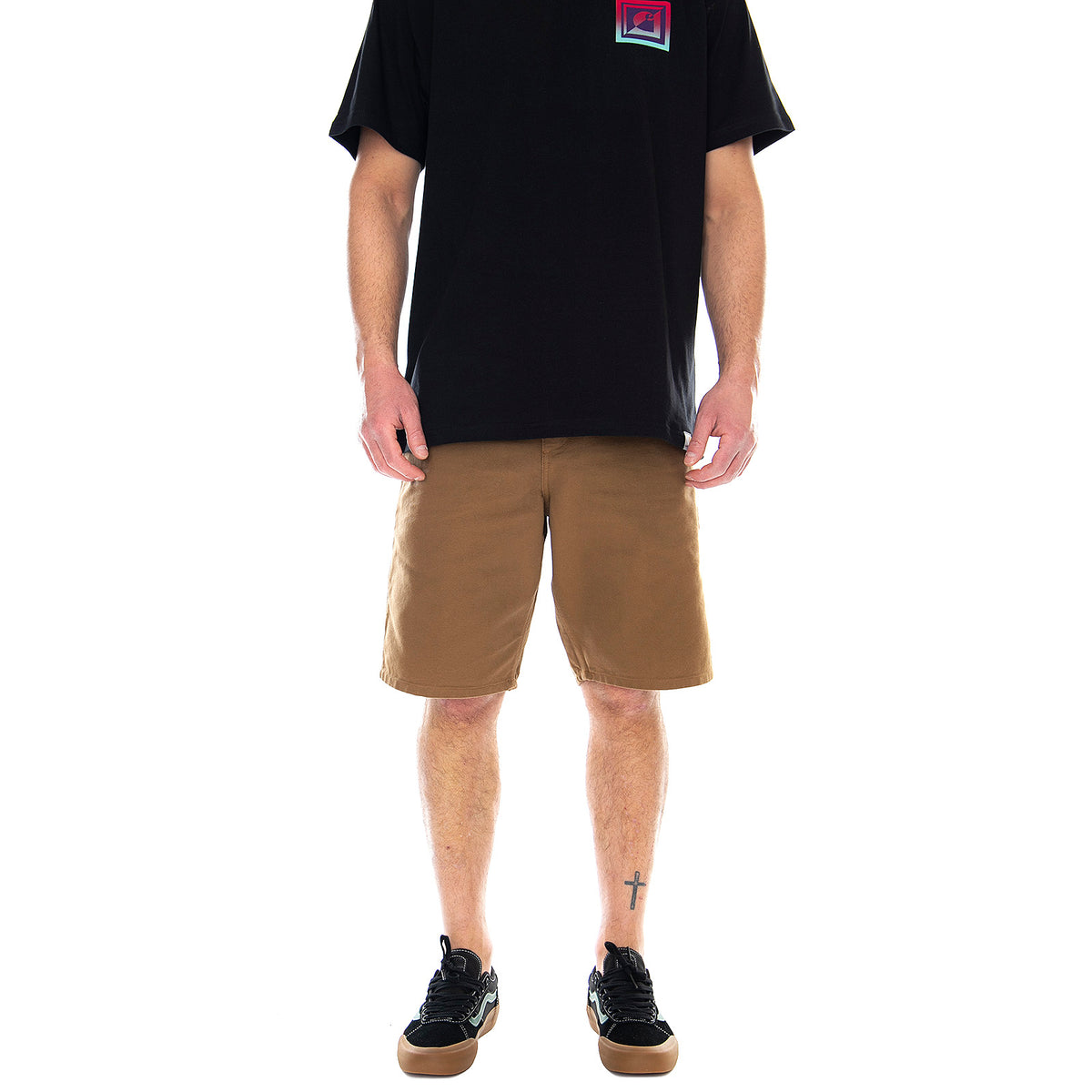 Single Knee Short Hamilton Brown - Bermuda Uomo Marroni I027942.HZ.02.00 . CARHARTT WIP 