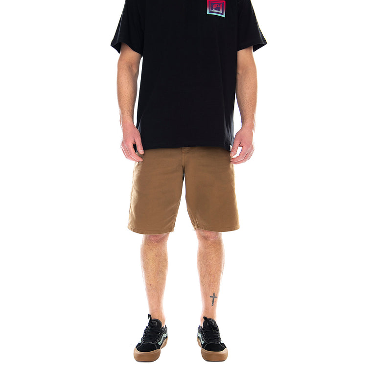 Single Knee Short Hamilton Brown - Bermuda Uomo Marroni I027942.HZ.02.00 . CARHARTT WIP 