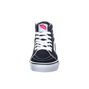 UY Sk-8 Hi Shoes - Black / White - Scarpe Stringate Profilo Alto Bambino Nere VN000D5F6BT1M . VANS 