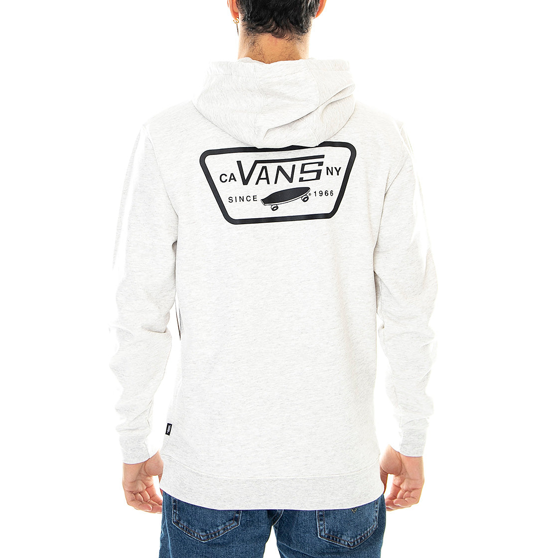 Full Patched II Oatmeal Heather - Felpa con Cappuccio Uomo Grigia VN0A45CJOHC1 . VANS 