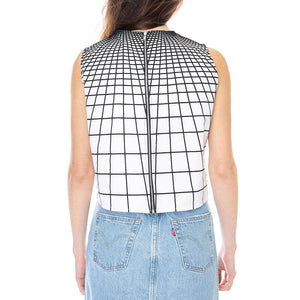 Luna Top - Tron / Black - Top Donna Multicolore MRCLUN DR14LUN-TRON . MOTEL ROCKS 