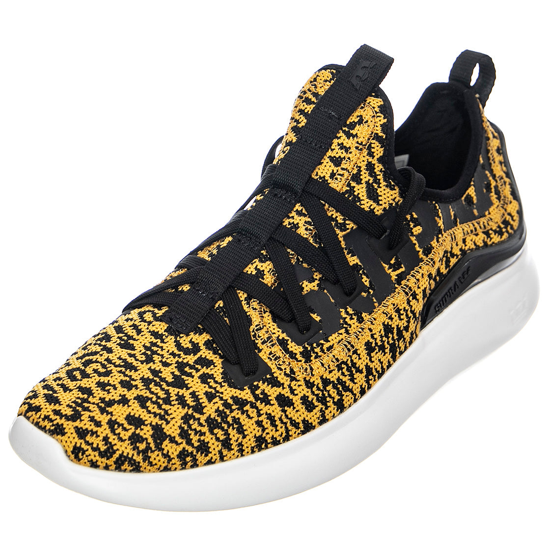 Factor - Scarpe Stringate Profilo Basso Uomo Gialle / Nere / Animal / Bianche FACTOR Animal-White . SUPRA 