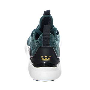 Factor - Scarpe Stringate Profilo Basso Uomo Verdi / Evergreen / Bianche FACTOR Evergreen-White . SUPRA 