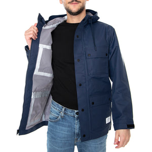 Drill Chore Coat Winter Hooded Jacket - Dress Blues - Giacca Invernale con Cappuccio Uomo Blu VN0A4RQ3LKZ1 . VANS 