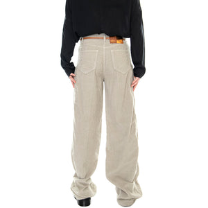 Cord 921SD25011 - Pantaloni in Velluto Donna Grigio / Albume 921SD25011 -S2240 . ALESSIA SANTI 