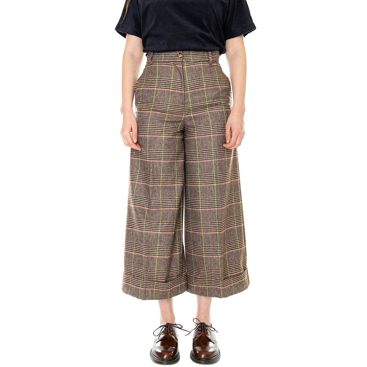 921SD25029 - Pantalone con Cintura Marrone / Beige 921SD25029 -929027-01 . ALESSIA SANTI 