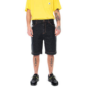 Mens Og Rinse Denim Jeans Shorts - Grey Black - Bermuda Denim Jeans Uomo Grigi KRCKKMQ12112LBLK . KARL KANI 