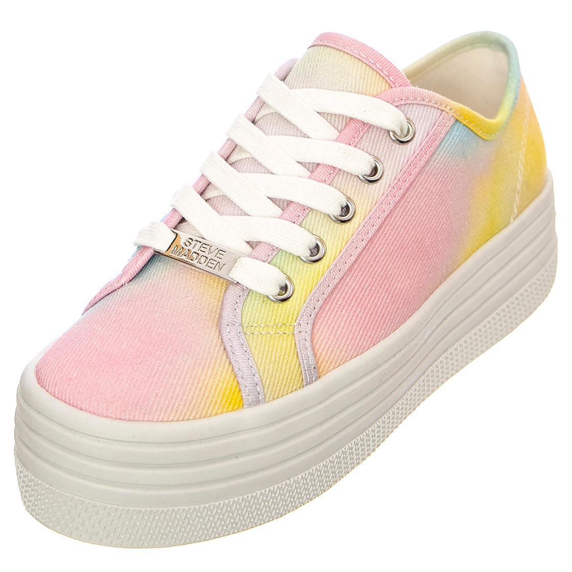 Bobbi - Scarpe Stringate Profilo Basso Donna Pastel / Multicolore SMPBOBBI-PASTELMLT . STEVE MADDEN 
