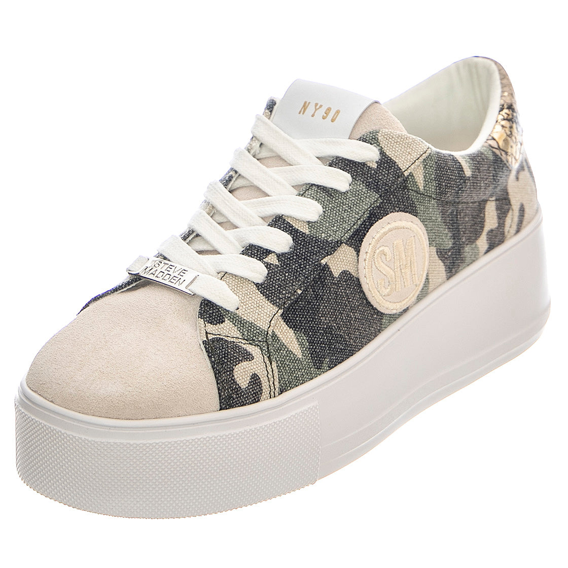 Optic - Scarpe Stringate Profilo Basso Donna Camo SMPOPTIC-CAMMLT . STEVE MADDEN 