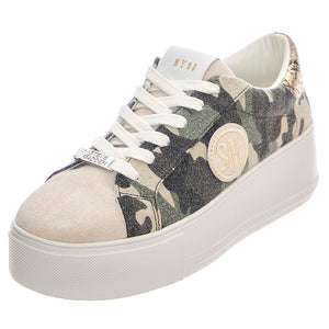 Optic - Scarpe Stringate Profilo Basso Donna Camo SMPOPTIC-CAMMLT . STEVE MADDEN 