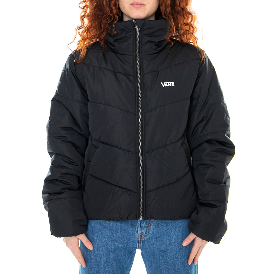 Foundry V Puffer - Giacca Invernale Donna Mte / Nera VN0A4V8MBLK1 . VANS 