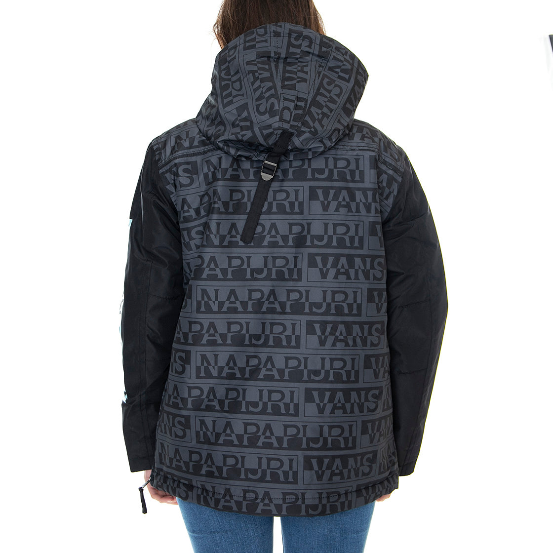 Vans x Napapijri Anorak - Giacca Invernale con Capuccio Donna Nera VN0A53WXBLK1 . VANS 