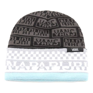 Vans x Napapijri - Cappellino a Cuffia Nero / Bianco / Multicolore VN0A53XABLK1 . VANS 