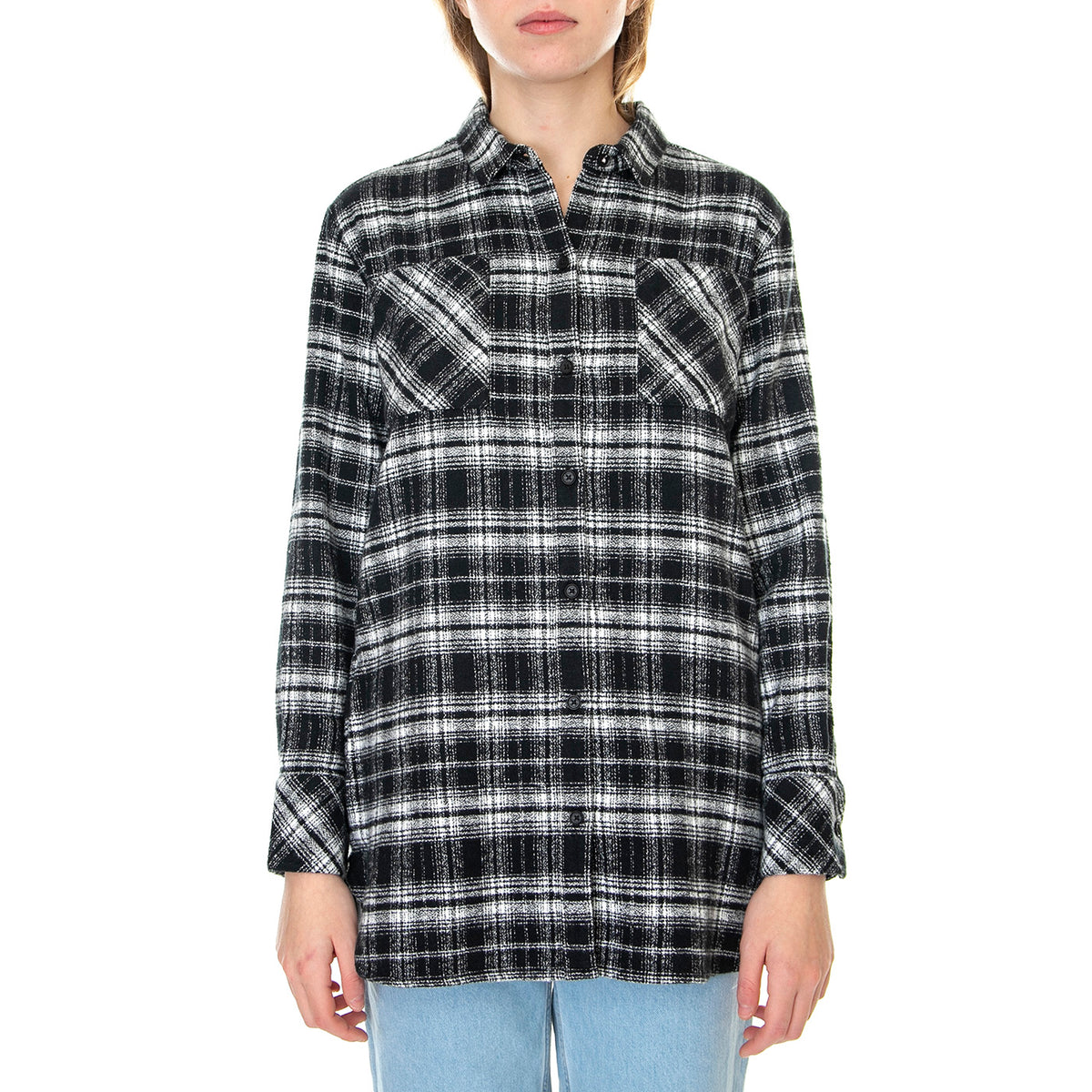 Thora Shirt Mono Check - Camicia Donna Nera / Multicolore 222MLSH1510-BK11 . BARBOUR 