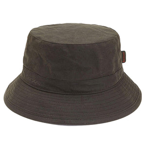 Wax Sports Hat Olive - Cappellino da Pescatore Marrone 222MMHA0001-OL71 . BARBOUR 