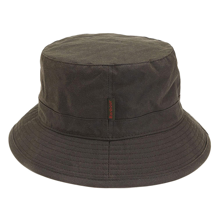 Wax Sports Hat Olive - Cappellino da Pescatore Marrone 222MMHA0001-OL71 . BARBOUR 