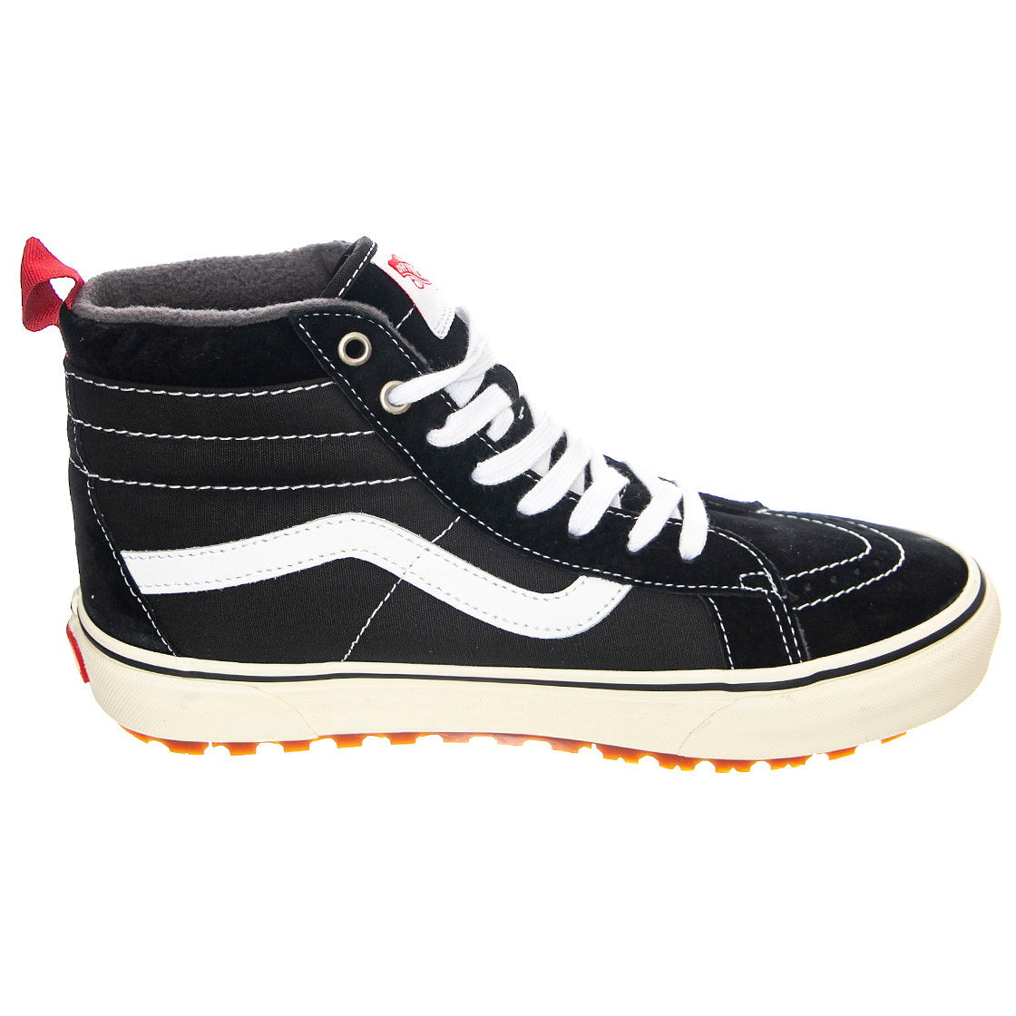 UA Sk8 Mte-1 Black / True White - Scarpe Stringate Profilo Alto Uomo Nere / Bianche VN0A5HZY6BT1 . VANS 
