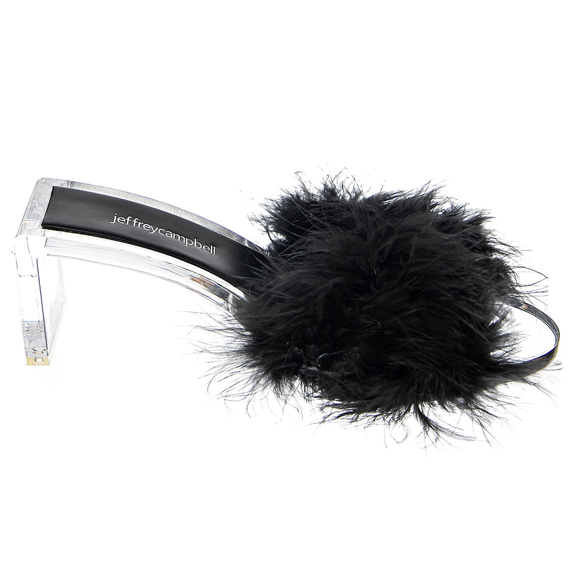 Luxuries Black Faux Suede+Fur - Sandali Donna Neri JCSJC-931-1-7 -BLA . JEFFREY CAMPBELL 