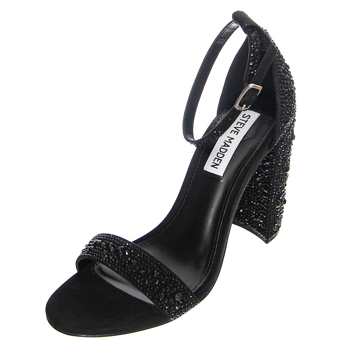 Carrson-G Black / Stone - Sandali Donna Neri SMSCARRSON-G-BLK . STEVE MADDEN 
