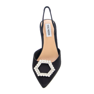 LUCENT BLACK SATIN - Sandali Donna Neri SMSLUCENT-BLK . STEVE MADDEN 