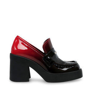 UTMOST-SM BLK/RED - Mocassini con Tacco Alto Donna Neri / Multicolore SMSUTMOST-SM-BLKRED . STEVE MADDEN 