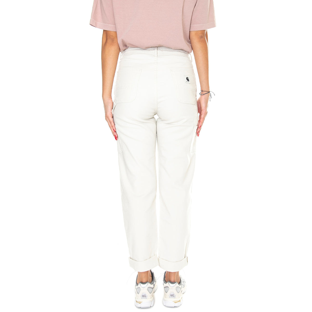 W' Pierce Pant Salt /rinsed - Pantaloni Donna Beige I028635.1NG02 . CARHARTT WIP 