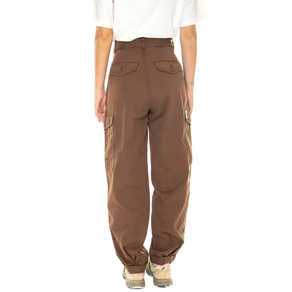 W' Collins Pant Tamarind /garment dyed - Pantaloni Donna Marroni I029789.1CNGD . CARHARTT WIP 