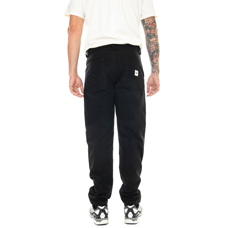 M' Double Knee Pants Black - Pantaloni Uomo Neri 6080123-10158 . CAT 